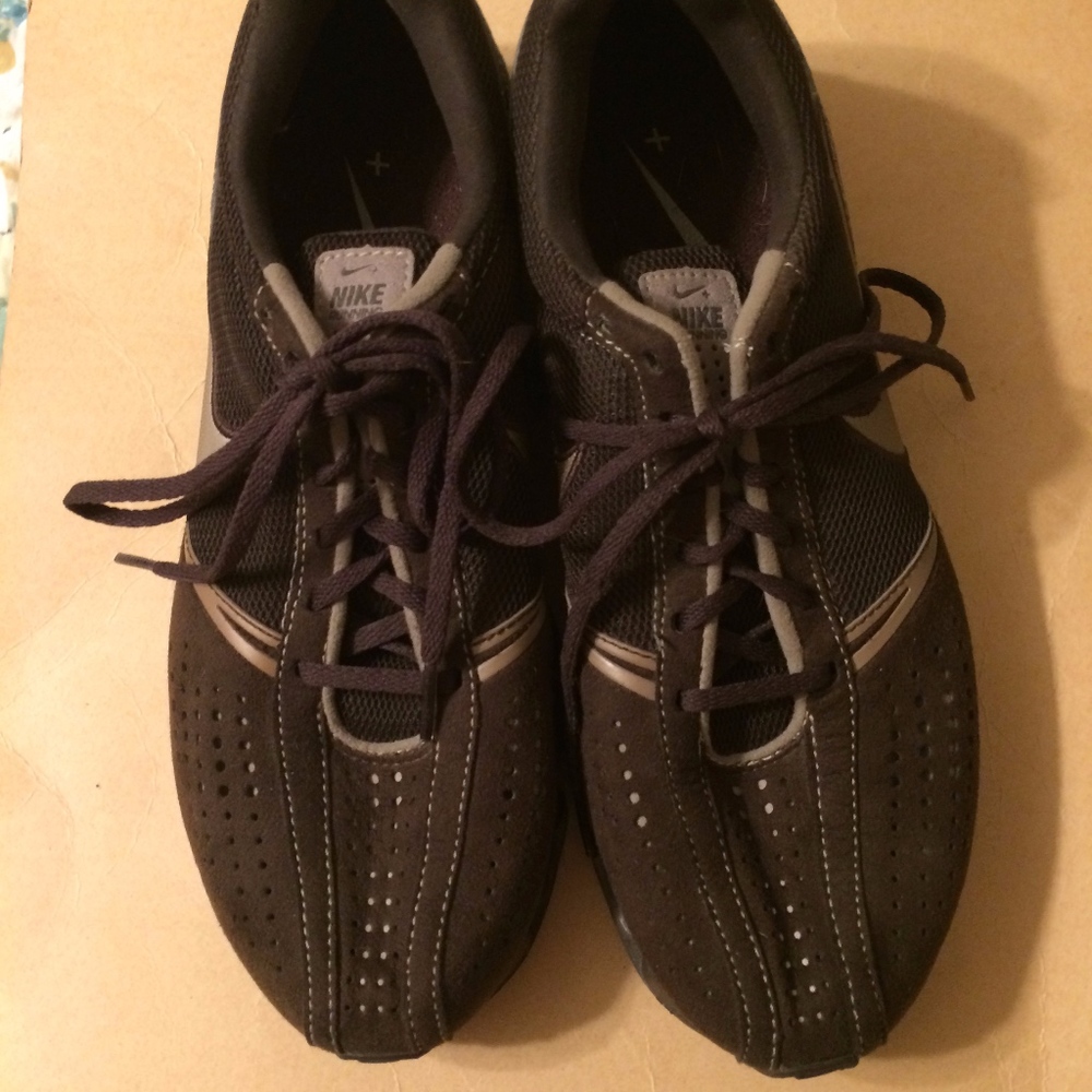 Nike Shox/Nike+ Brown&Tan Running Shoe